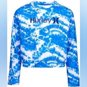 New With Tags Hurley Size 5 Tie Dye Long Sleeve Pullover Sweatshirt